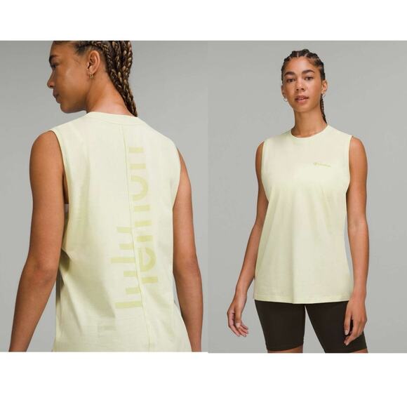 Lululemon All Yours Tank Top Graphic Logo - Picture 1 of 8